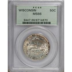 1936 50C Wisconsin MS66 PCGS