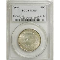 1936 50C York MS65 PCGS