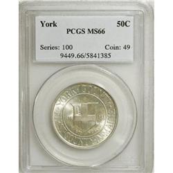 1936 50C York MS66 PCGS