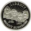 Image 1 : 1991-S 50C Mount Rushmore Half Dollar Deep Cameo PR70 P