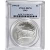 Image 1 : 1991-D $1 USO Silver Dollar MS70 PCGS