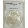 Image 1 : 1995-D $1 Olympic/Gymnastics Silver Dollar MS70 PCGS