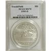 Image 1 : 1995-D $1 Olympic/Track & Field Silver Dollar MS70 PCG