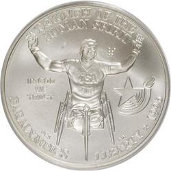 1996-D $1 Olympic/Paralympics Silver Dollar MS69 PCGS