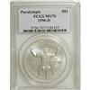Image 1 : 1996-D $1 Olympic/Paralympics Silver Dollar MS70 PCGS