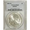 Image 1 : 2001-D $1 Buffalo Silver Dollar MS69 PCGS