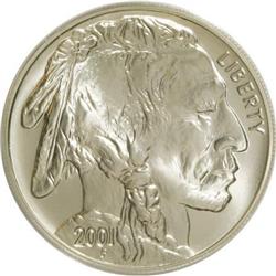 2001-D $1 Buffalo Silver Dollar MS70 PCGS