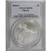 Image 1 : 2004-P $1 Edison Silver Dollar MS70 PCGS
