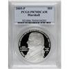 Image 3 : 2005-P $1 Marshall Deep Cameo PR70 PCGS