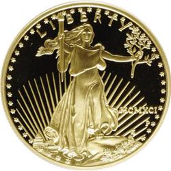 1991-P G$25 Half-Ounce Gold Eagle Deep Cameo PR69 ANACS