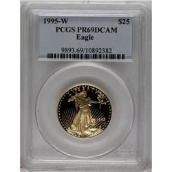 1995-W G$25 Half-Ounce Gold Eagle Deep Cameo PR69 PCGS