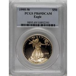 1995-W G$50 One-Ounce Gold Eagle Deep Cameo PR69 PCGS