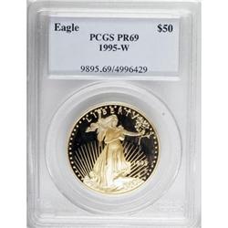 1995-W G$50 One-Ounce Gold Eagle Deep Cameo PR69 PCGS