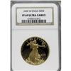 Image 1 : 2000-W G$50 One-Ounce Gold Eagle Deep Cameo PR69 NGC