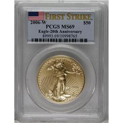 2006-W $50 One-Ounce Gold MS69 PCGS