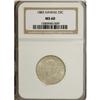 Image 1 : 1883 25C Hawaii Quarter MS60 NGC