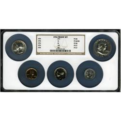 1954 1C Red PR68 NGC