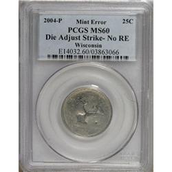 2004-P 25C Wisconsin MS60 PCGS