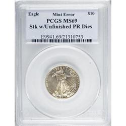 1999-W G$10 Quarter-Ounce Gold Eagle MS69 PCGS