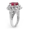 Image 2 : 2.25 ctw Ruby Ring 10k White Gold - REF-22W4H
