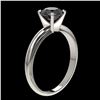 Image 3 : 1.25 ctw Fancy Black Diamond Solitaire Engagment Ring 10k White Gold - REF-24N4F
