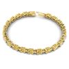 Image 3 : 12 ctw Citrine & VS/SI Diamond Eternity Bracelet 10k Yellow Gold - REF-56A2N