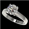 Image 1 : 2.05 ctw Certified Quality Diamond Engagment Ring 10k White Gold - REF-439F3M