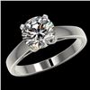 Image 2 : 2.05 ctw Certified Quality Diamond Engagment Ring 10k White Gold - REF-439F3M