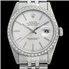 Image 1 : Rolex Ladies Stainless Steel, Index Bar Dial with Diamond Bezel, Sapphire Crystal