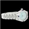 Image 3 : Rolex Men's Stainless Steel, QuickSet, Roman Dial with Diam/Sapphire Bezel