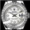 Image 1 : Rolex Men's Stainless Steel, QuickSet, Diamond Dial & Diamond Bezel