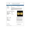 Image 4 : 5 ctw Certified Intense Yellow Diamond Stud Earrings 10k Rose Gold - REF-810F2M