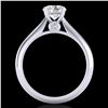 Image 3 : 1.08 ctw VS/SI Diamond Solitaire Art Deco Ring 18k White Gold - REF-244X2A