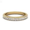 Image 2 : 1.75 ctw VS/SI Diamond Art Deco Eternity Eternity Ring 18k Yellow Gold - REF-149A3N