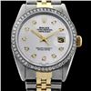Image 2 : Rolex Men's Two Tone 14K Gold/SS, QuickSet, Diamond Dial & Diamond Bezel