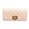 Image 1 : Michael Kors Beige Astrid Leather Flap Lock Wallet