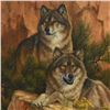 Image 3 : Larry Fanning, "Summer Retreat - Gray Wolves" Limited Edition on Canvas, AP Numb