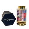 Image 2 : Yaacov Agam "Kiddush Cup" Limited Edition 24k Gold Plated Sterling Silver with A