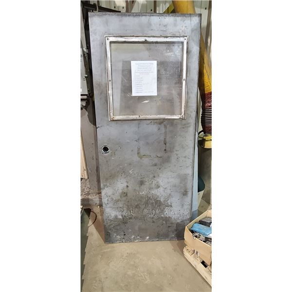 3-36" STEE FIRE RATED DOOR, ONE HAS WINDOW LOCATED IN FORT MCMURRAY