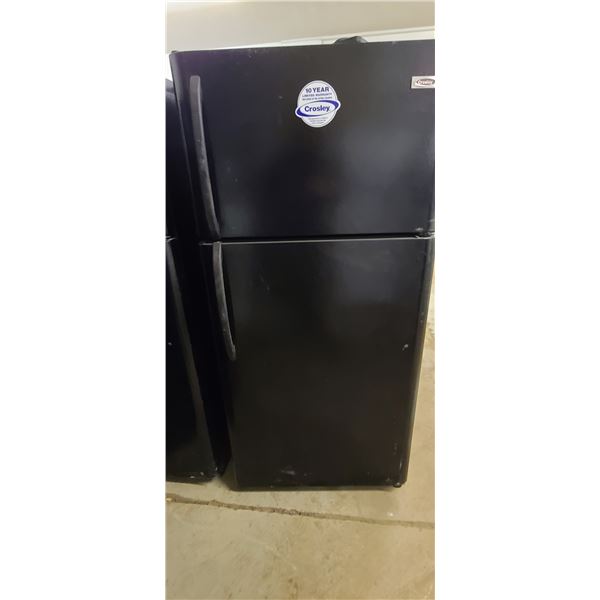 CROSLEY FRIDGE/FREEZER BLACK LOCATED IN FORT MCMURRAY