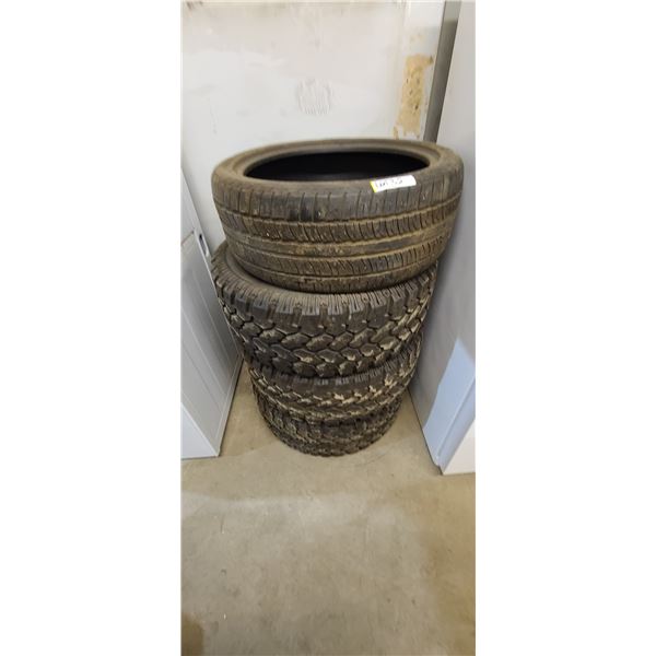 ONE PIRRELLI P-265/40R R22 TIRE PLUS THREE LT 305/55R 20 TIRES AT 80% LOCATED IN FORT MCMURRAY