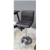 Image 1 : BLACK BAR STOOL - ADJUSTABLE HEIGHTS