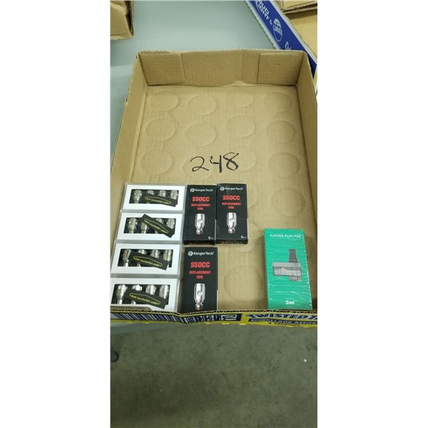 ASSORTED COILS, UNWELL, KANGERTECH, AURORA PLAY POD