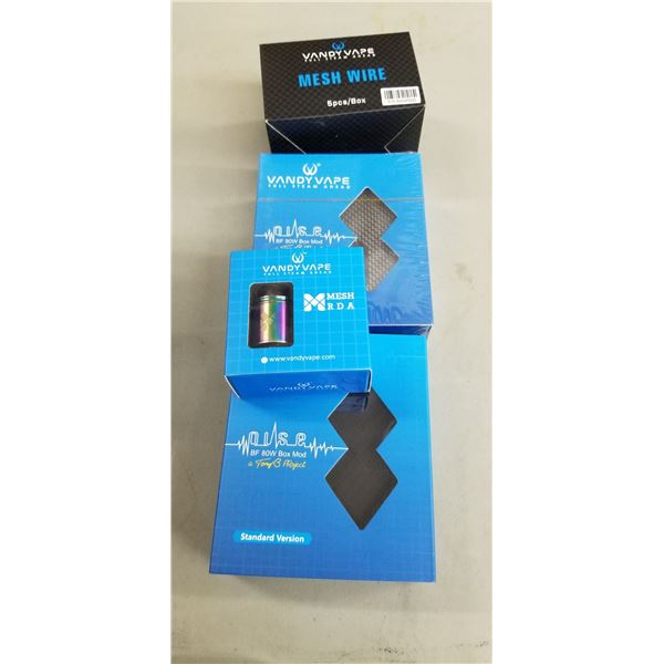 VANDY VAPE BF80W BOX MOD QTY 2, MESH WIRE, MESH RDA