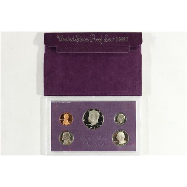 1987 US PROOF SET (WITH BOX)