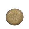 Image 2 : A YELLOW GLAZE CRACKLE PLATE QING DYNASTY.