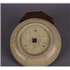 Image 4 : A YELLOW GLAZE CRACKLE PLATE QING DYNASTY.