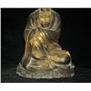 Image 3 : A GILT BRONZE KWANYIN BUDDHA FIGURE QING DYNASTY.