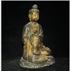 Image 4 : A GILT BRONZE KWANYIN BUDDHA FIGURE QING DYNASTY.