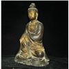 Image 5 : A GILT BRONZE KWANYIN BUDDHA FIGURE QING DYNASTY.